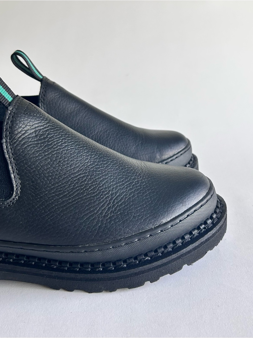 Men’s Georgia Giant Oil&Slip Resistant Black Leather Low Top Boots size 8 - Picture 14 of 15